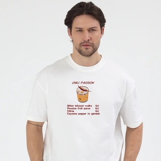 Chili Passion Nakış İşlemeli Unisex Oversize T-Shirt
