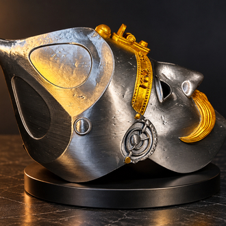 Kuman-Kıpçak Türk Savaşçı Maskesi – Cuman Kipchak Warrior Mask