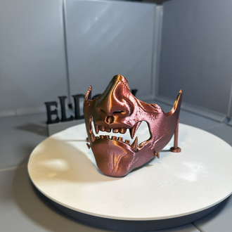 3D Baskı Oni Maskesi Kol Tutucu Stand | Oyuncu Masaüstü Aksesuarı