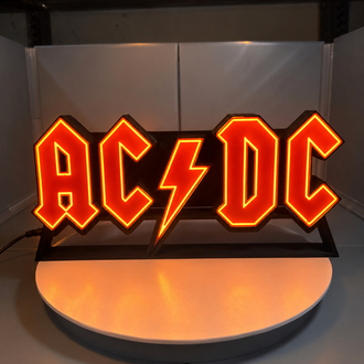 AC/DC Işıklı LED Masa Lambası – 25x10 cm Dekor