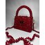 Dark Red Crystal Bag