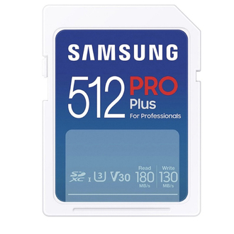 Samsung 512GB Pro Plus Mavi Hafıza Kartı sd kart