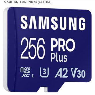 Samsung PRO Plus 256GB microSDXC Hafıza
