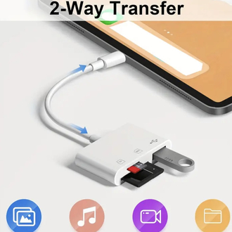 iPhone için hafıza kartı ve usb okuyucu