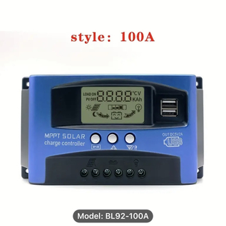 100 A 12/24 volt solar şarj cihazı