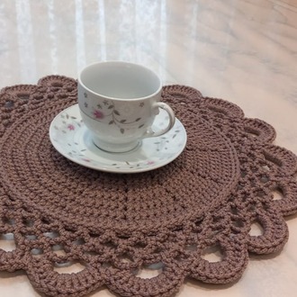 Kahverengi Polyester Supla Takımı 