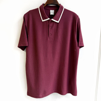 Yakası Çizgili T-Shirt