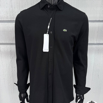 LACOSTE SİYAH GÖMLEK