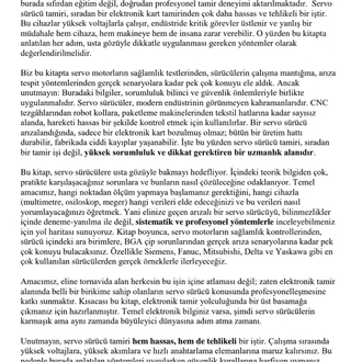 Servo Sürücü & Servo Motor Arıza Bulma ve Tamir Teknikleri Kitabı | ElektroBilge
