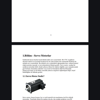 Servo Sürücü & Servo Motor Arıza Bulma ve Tamir Teknikleri Kitabı | ElektroBilge