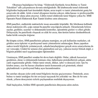 HMI Operatör Paneli (Dokunmatik Ekran) Arıza Bulma ve Tamir Teknikleri | ElektroBilge