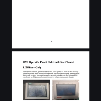 HMI Operatör Paneli (Dokunmatik Ekran) Arıza Bulma ve Tamir Teknikleri | ElektroBilge