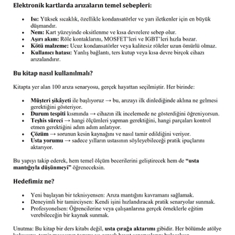Elektronik Kartlarda En Çok Karşılaşılan 100 Arıza ve Çözümleri | ElektroBilge