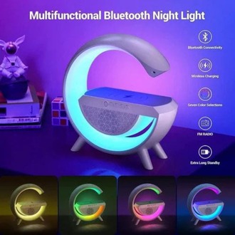 LED AYDINLATMALI KABLOSUZ ŞARJ HOPARLÖRÜ