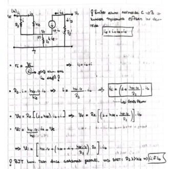Elektronik 2 Ders Notları ( El Yazması )
