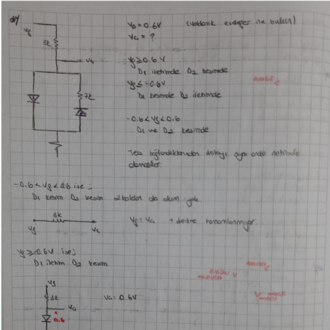 ELEKTRONİK 1 DERS NOTU ( EL YAZMASI )
