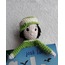 Amigurumi erkek çocuk kitap ayracı