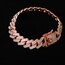 14mm Full Filled Silver/Gold/Rose gold Prong Bracelet