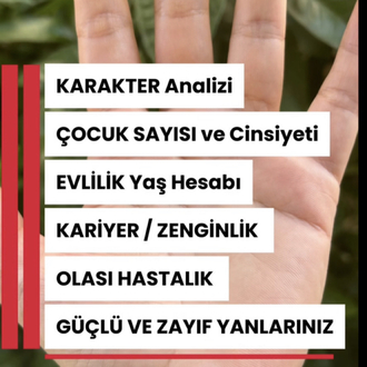 KİŞİSEL EL ANALİZİ ( SESLİ YORUM) 