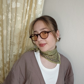 Retro yuvarlak çerçeveli güneş gözlüğü 