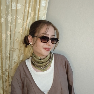 Kahverengi retro güneş gözlüğü