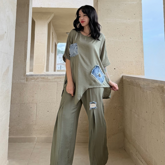 Denim Detay Tasarım Takım (HAKİ)