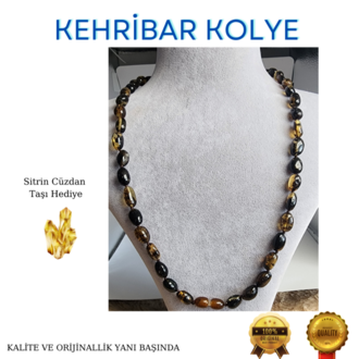 KEHRİBAR KOLYE