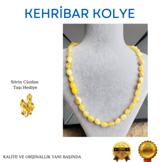 KEHRİBAR KOLYE