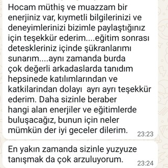 ESMALAR EĞİTİMİ - 13 TEMMUZ 2026 YENİ SINIF