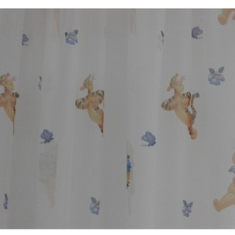 TAÇ LİSANSLI ÇİZGİ KAHRAMAN WINNIE THE POOH TÜL PERDE- EN:195 cm BOY: 200 cm -1/2 Pile