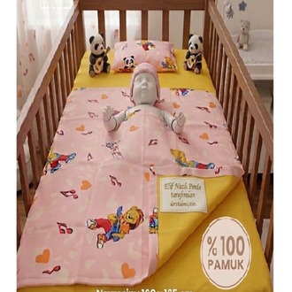 Bebek Nevresim Takımı -% 100 Pamuk