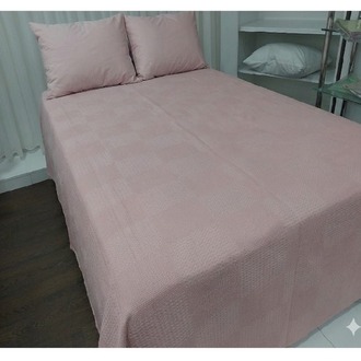 Çift Kişilik Pike - %100 Organik Pamuk -Pudra