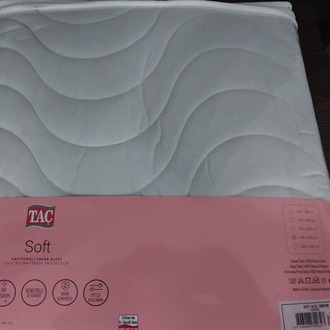 Taç Soft Kapıtoneli Fitted Çift Kişilik Alez-Yatak Koruyucu 160 x 200...