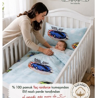 Bebek Nevresim Takımı- %100 Pamuk