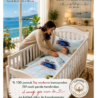 Bebek Nevresim Takımı- %100 Pamuk