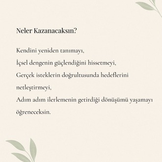 Re:Self | 3 Aylık Kendini Yeniden İnşa Programı