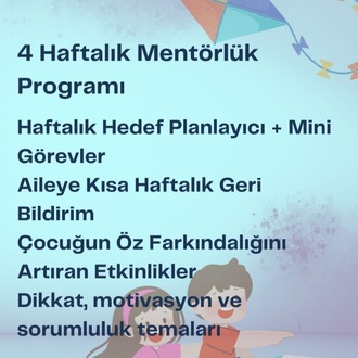 İlkokul Mentörlük Paketi – Kendini Tanıma ve Öz Düzenleme