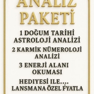 3 LÜ ANALİZ PAKETİ 
