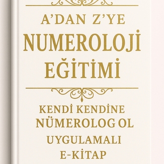 A’DAN Z’YE NUMEROLOJİ – UYGULAMALI E-KİTAP
