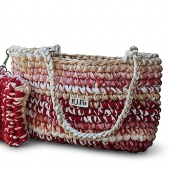 Flora Plaj Çantası ve Mini Cüzdan (Summer Collection)