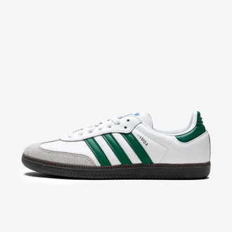 Adidas Samba Vegan White-Green (Dar kalıptır)