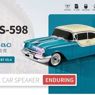 Nostaljik Bluetoothlu Müzikli Araba
