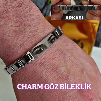 Charm Göz Baskılı Bileklik