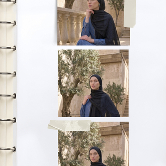 Aya şal siyah