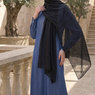 Aya şal siyah