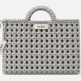 Grey Beach Bag