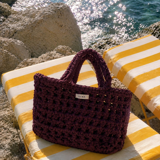 Dark Chocolate Beach Bag