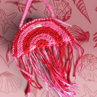 SeaGlow Fringe Bag