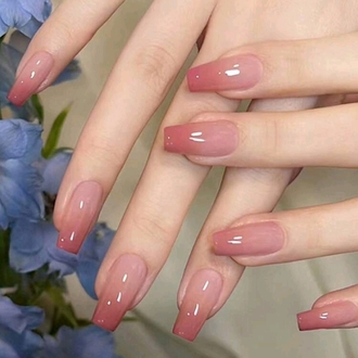 Pembe ombre 24 lu takma tırnak seti 