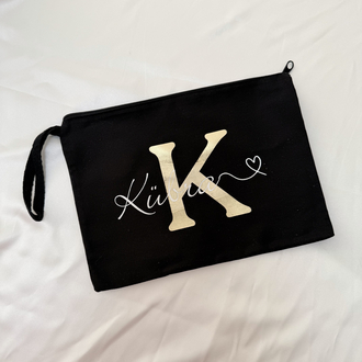 Clutch Çanta SİYAH %100 pamuk